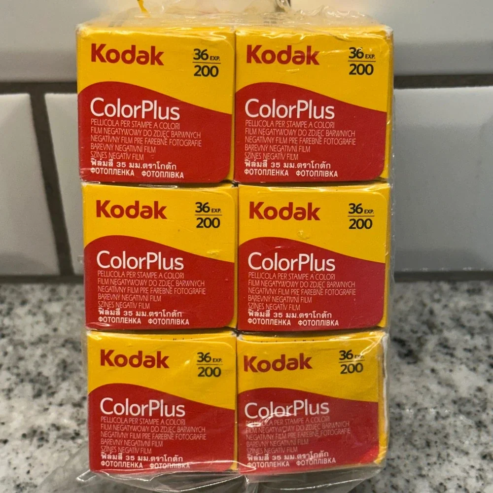 Kodak Unisex 6-Pack 35mm Film‎ ColorPlus 200 36 Exposure Vintage Lomo Pictures